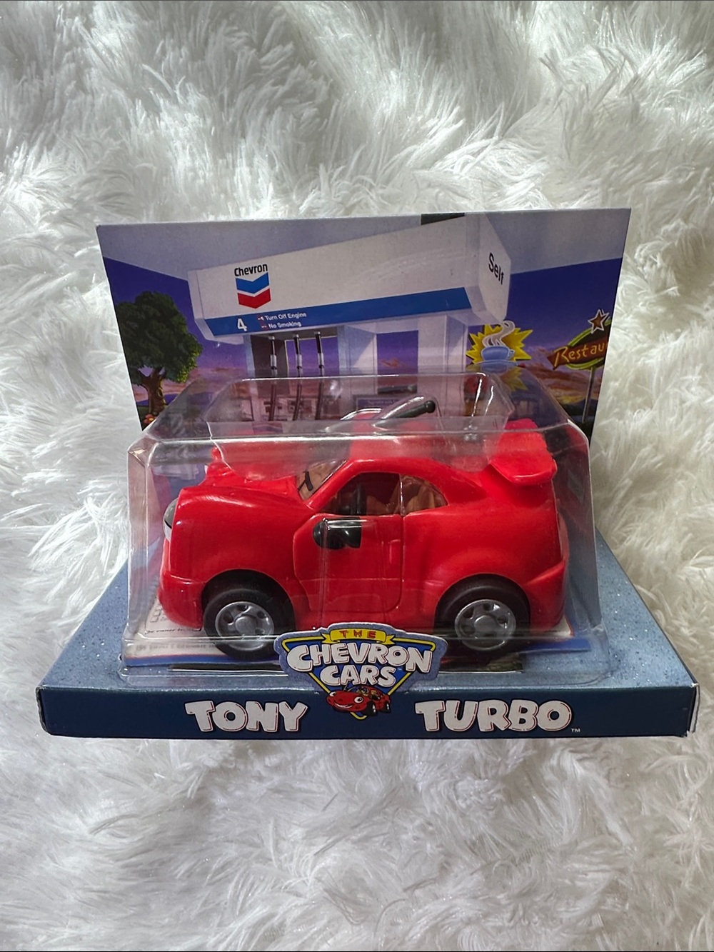 Tony Turbo Red Toy Race Car by